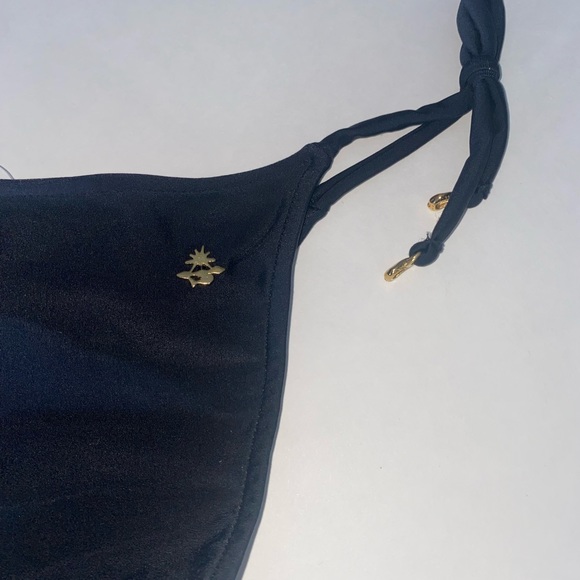 New Black with Gold Accent Bikini M - Picture 7 of 11
